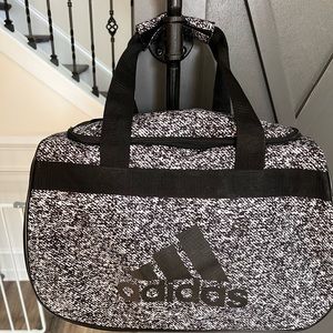 Adidas black and white gym bag used but great condition, no flaws